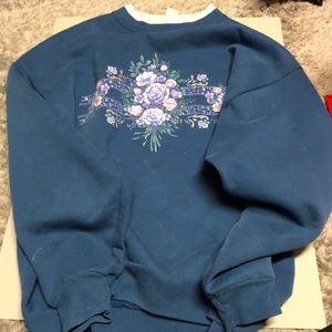 Morning Sun Vintage Floral Crewneck